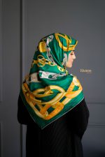روسری ابریشم ژاکارد jc003