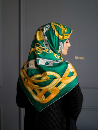 روسری ابریشم ژاکارد jc003