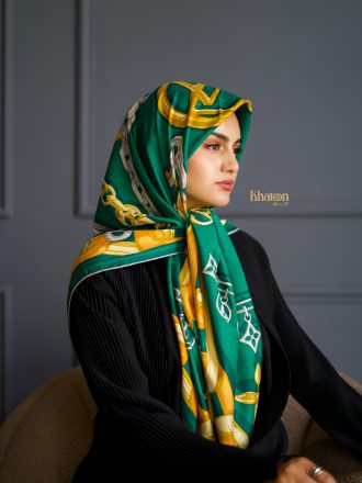 روسری ابریشم ژاکارد jc003
