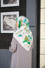 روسری ابریشم ژاکارد jc001
