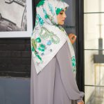 روسری ابریشم ژاکارد jc001