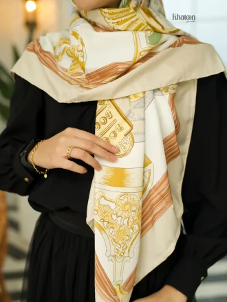 روسری ابریشم توییل TH001
