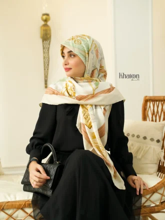 روسری ابریشم توییل TH001