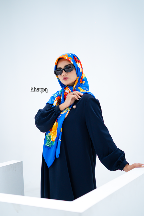 روسری ابریشم ژاکارد jc0015