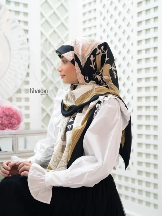 روسری ابریشم توییل TH006