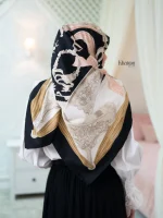 روسری ابریشم توییل TH006