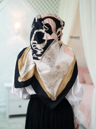 روسری ابریشم توییل TH006