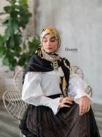 روسری ابریشم توییل TH003