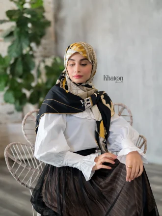 روسری ابریشم توییل TH003