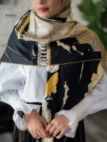 روسری ابریشم توییل TH003