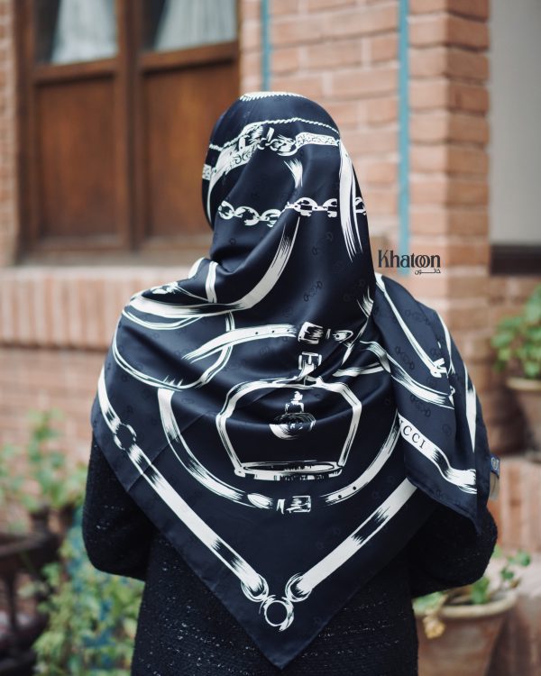 روسری ابریشم ژاکارد jc0016