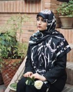 روسری ابریشم ژاکارد jc0016
