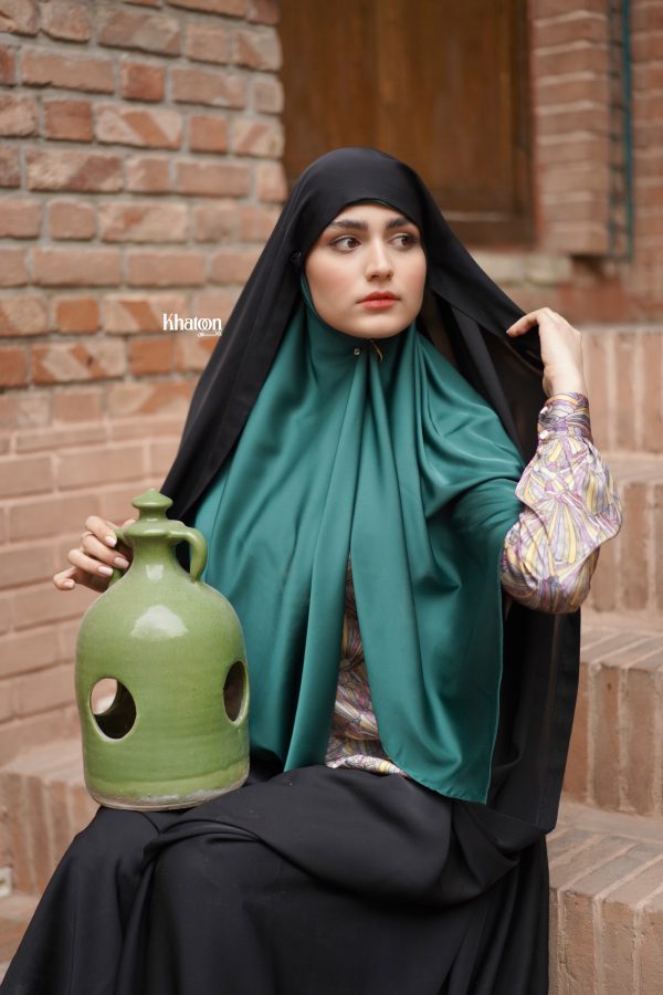 روسری ابریشم سیلک تک رنگ AS001
