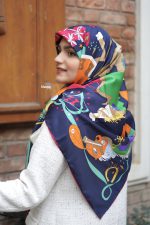 روسری ابریشم توییل TH009