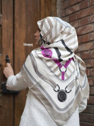 روسری ابریشم توییل TH010