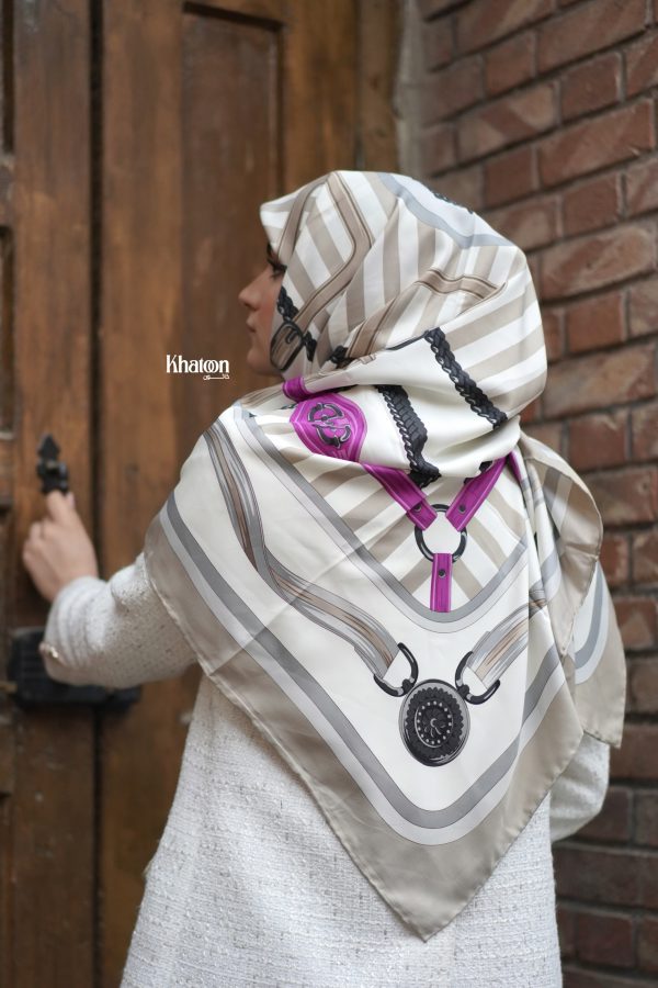 روسری ابریشم توییل TH010