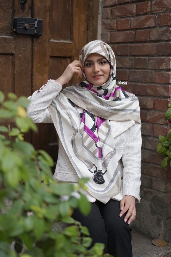 روسری ابریشم توییل TH010