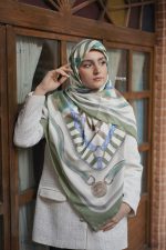 روسری ابریشم توییل TH008