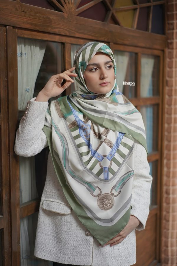 روسری ابریشم توییل TH008