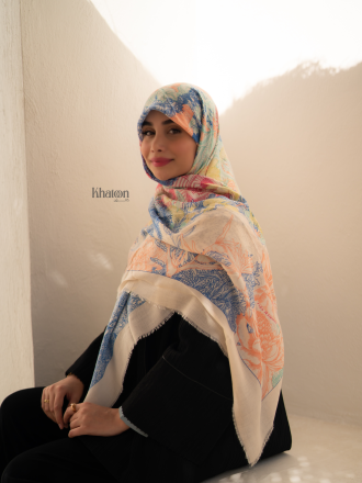 روسری سیا اسکارف si007