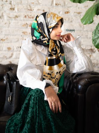 روسری ابریشم توییلTH019