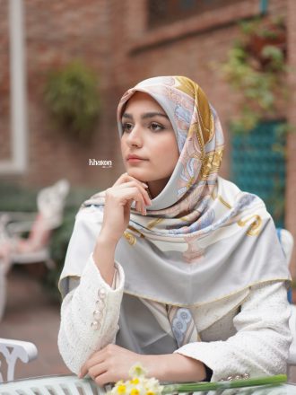 روسری ابریشم توییل TH012