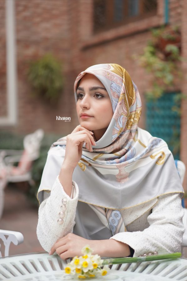 روسری ابریشم توییل TH012