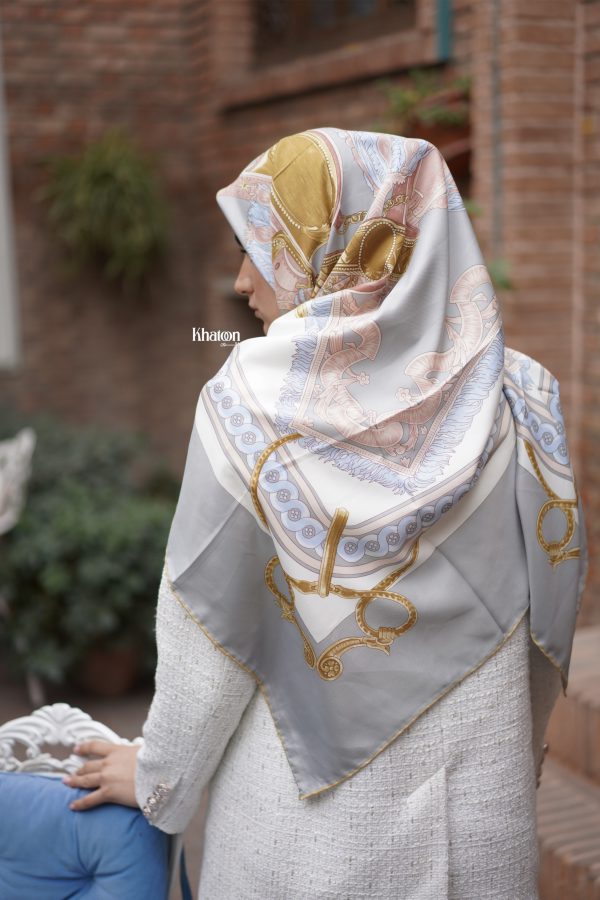 روسری ابریشم توییل TH012