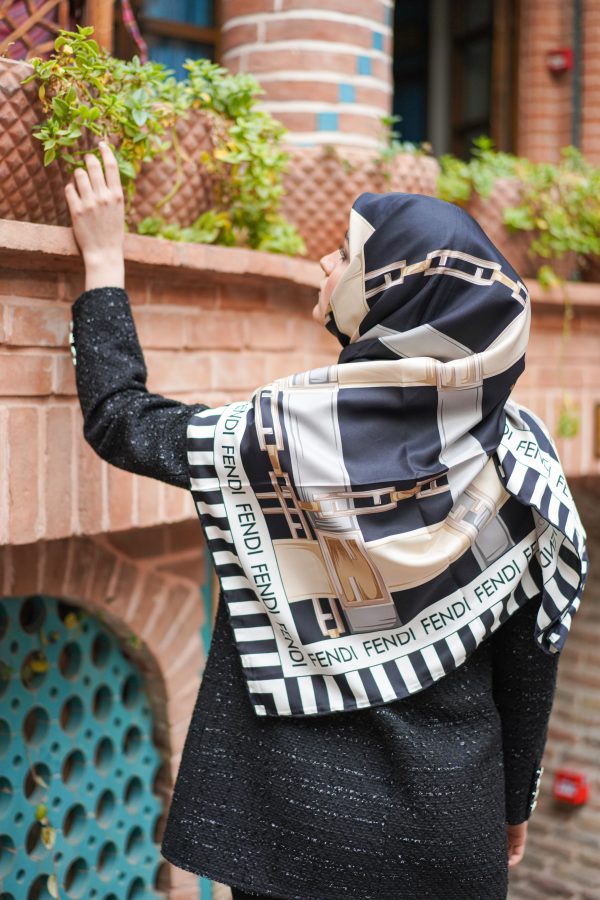 روسری ابریشم توییل TH023