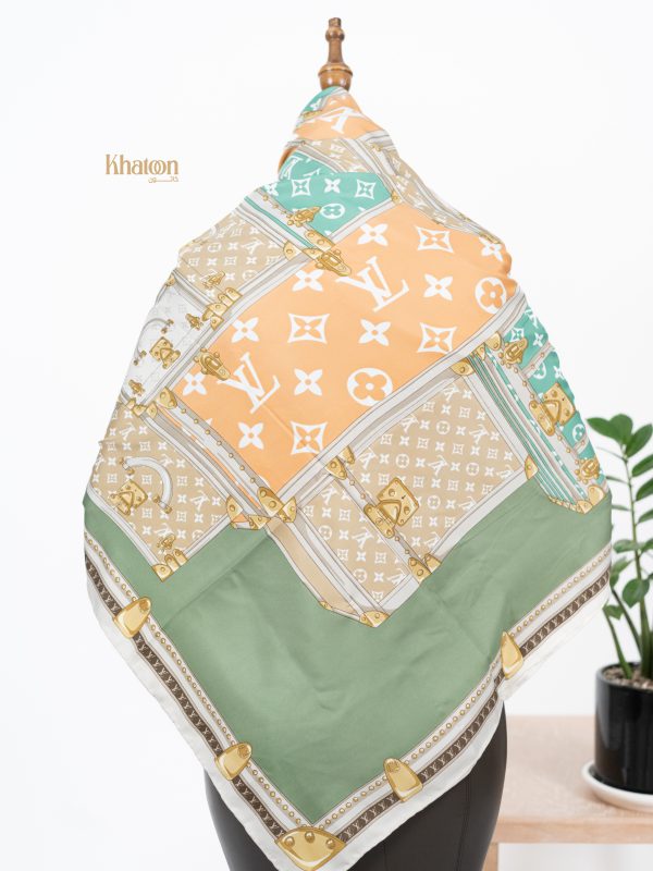 روسری ابریشم توییل TH028