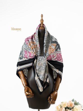 روسری ابریشم توییل TH029