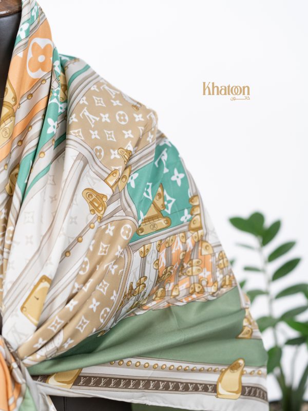 روسری ابریشم توییل TH028