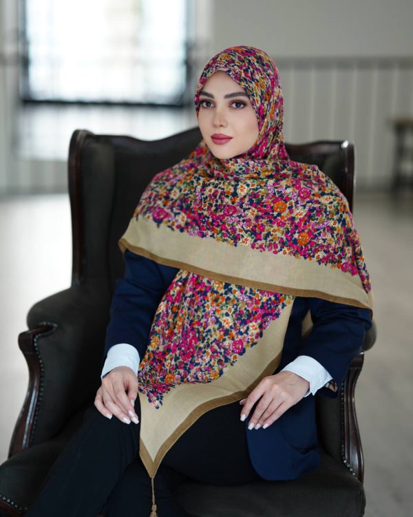 روسری سیا اسکارف ni004