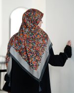 روسری سیا اسکارف ni003