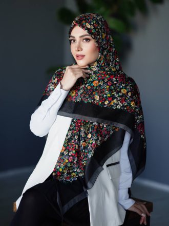 روسری سیا اسکارف ni006
