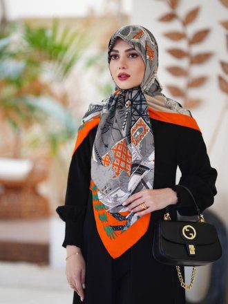 روسری ابریشم توییل Ti002