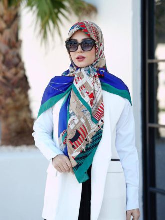 روسری ابریشم توییل Ti003