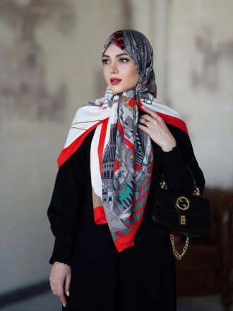 روسری ابریشم توییل Ti005