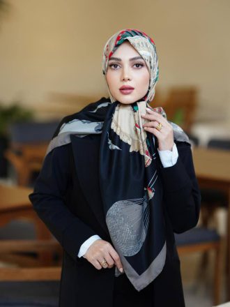 روسری ابریشم توییل Ti001