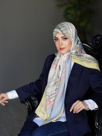 روسری ابریشم توییل Ti006
