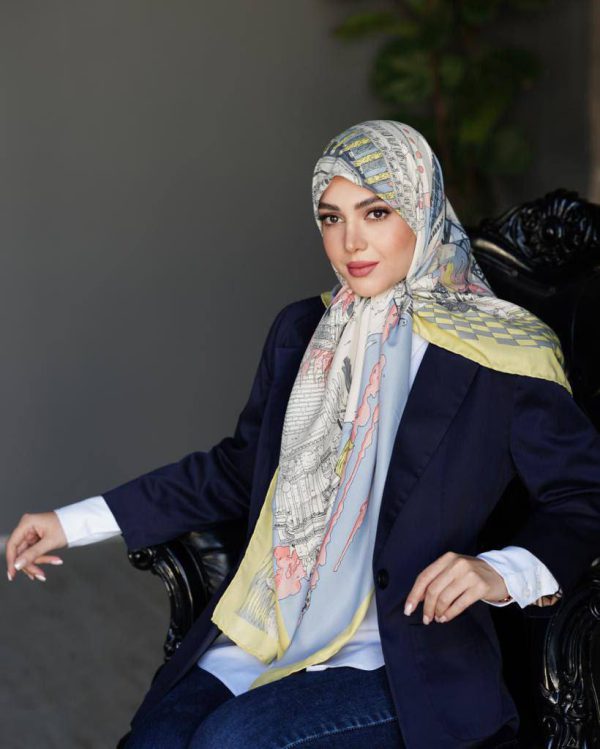 روسری ابریشم توییل Ti006