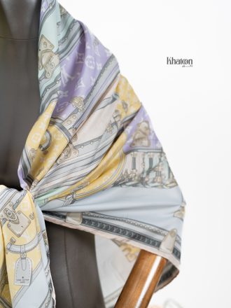روسری ابریشم توییل TH033