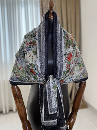 شال حریر دورو مجلسی sh001