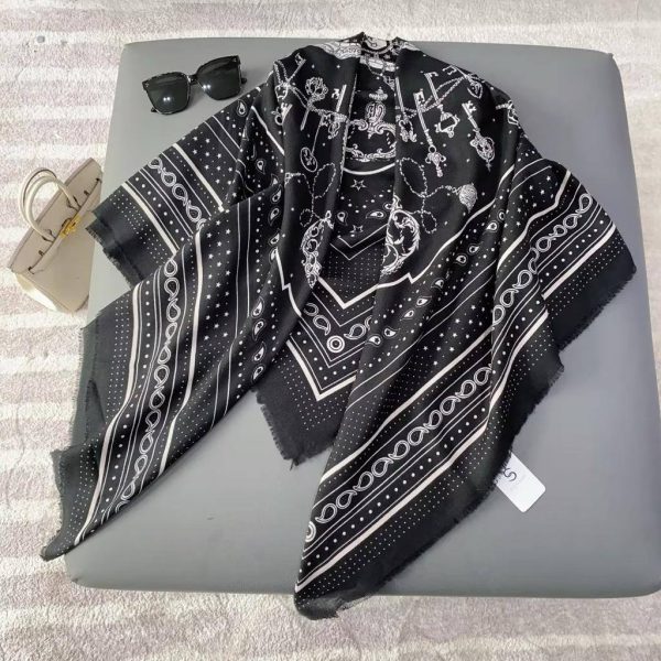 روسری سیا اسکارف si015
