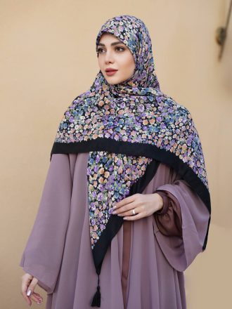 روسری سیا اسکارف ni012