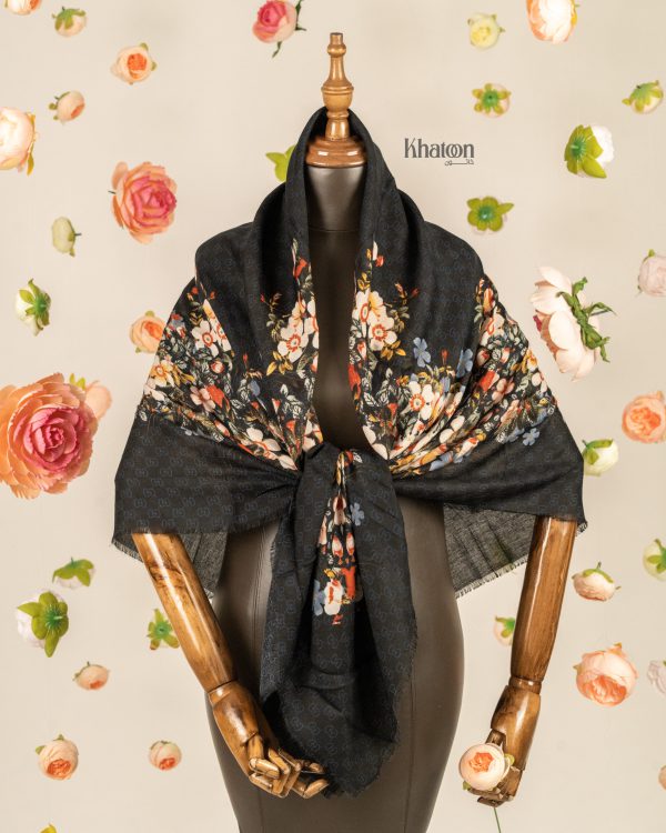 روسری سیا اسکارف si018