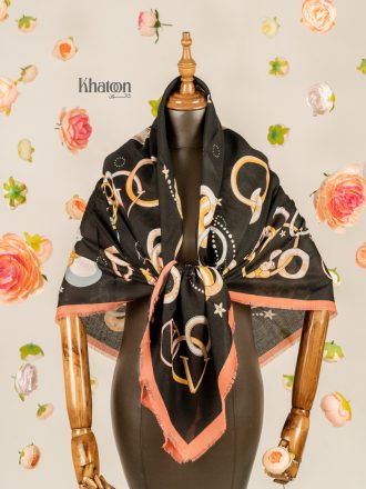 روسری سیا اسکارف si019
