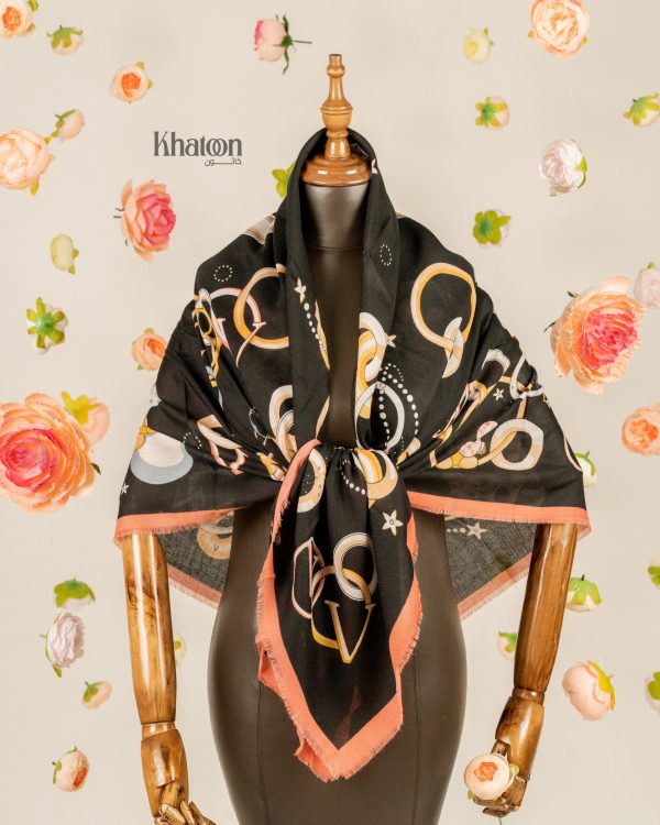 روسری سیا اسکارف si019