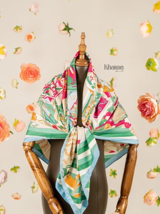 روسری ابریشم توییل TH040