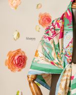روسری ابریشم توییل TH040
